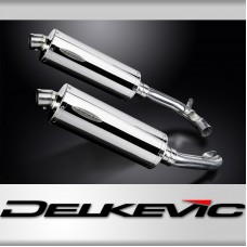 HONDA VTR1000 FIRESTORM 1997-03 Echappement Silencieux 350mm Ovale Inox