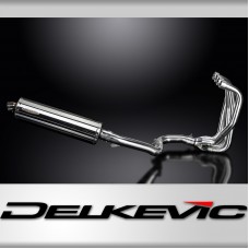 KAWASAKI ZZR1100 1990-2001 Echappement Complet 4-1 Silencieux 450mm Ovale Inox