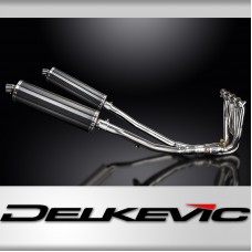 KAWASAKI ZZR1400 2006-2007 Echappement Complet DECAT 4-2 Pot 450mm Ovale Carbone