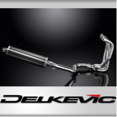 KAWASAKI ZZR1100 1990-2001 Echappement Complet 4-1 Silencieux 450mm OvaleCarbone