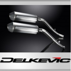 HONDA XL1000 V VARADERO 1999-2014 Echapppement Silencieux 343mm X-Ovale TiTANE