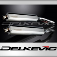 TRIUMPH TROPHY 900 1996-2002 Echappement Silencieux 450mm Ovale Inox