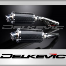 TRIUMPH Trophy 1200 1995-2003 Echappement Silencieux 225mm Ovale Carbone PISTE