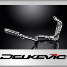 KAWASAKI ZZR1100 1990-2001 Echappement Complet 4-1 Pot 200 Rond Carbone PISTE