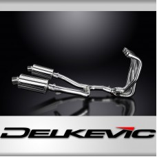 KAWASAKI ZZR1100 1990-2001 Echappement Complet 4-2 Pot 225mm Ovale Inox PISTE