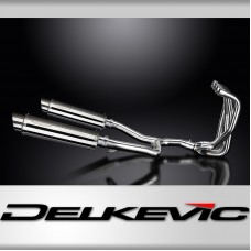 KAWASAKI ZZR1100 1990-2001 Echappement Complet 4-2 Pot 350mm Rond Inox