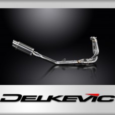 TRIUMPH DAYTONA 675 675R 06-12 SILENCIEUX ROND CARBONE 200mm 3-1 ECHAPPEMENT