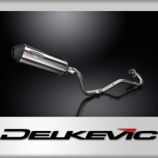 Honda XR125L 2003-2010 Echappement Complet Silencieux 343mm X-Ovale Inox