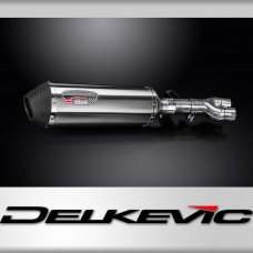 Honda NT400 Bros NT650 Hawk 88-92 Echappement KIT-Silencieux 343mm X-Ovale Inox