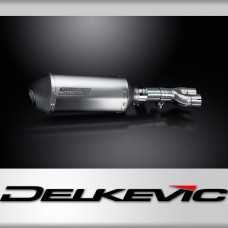 Honda NTV600 NTV650 Revere 88-89 Echappement KIT-Silencieux 260mm X-Ovale Titane