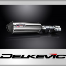 Honda NTV600 NTV650 Revere 88-89 Echappement KIT-Silencieux 343mm X-Ovale Inox