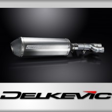 Honda NTV600 NTV650 Revere 88-89 Echappement KIT-Silencieux 343mm X-Ovale Titane