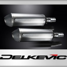 Triumph Legend 900 1998-2001 Echappement KIT-Silencieux 343mm X-Ovale Titane