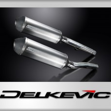 Triumph Trident 750 900 1991-93 Echappement KIT-Silencieux 343mm X-Ovale Titane