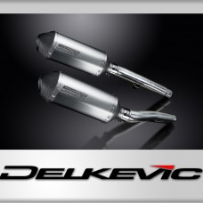 Triumph Trident 750 900 1991-93 Echappement KIT-Silencieux 260mm X-Ovale Titane