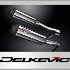 Kawasaki Z1000 2007-2009 Echappement KIT-Silencieux 343mm X-Ovale Inox