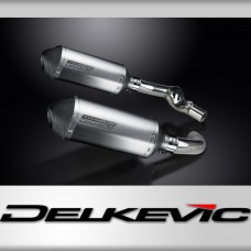 Honda CBR1000F 1987-1999 Echappement KIT-Silencieux 260mm X-Ovale Titane