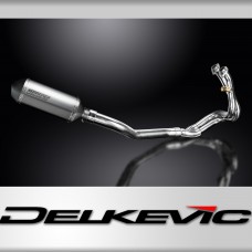 CFMOTO 650NK 2016-2023 Echappement Complet 2-1 Silencieux 260mm X-Ovale Titane