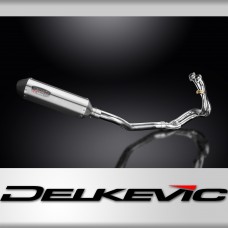 CFMOTO 650NK 2016-2023 Echappement Complet 2-1 Silencieux 343mm X-Ovale Inox