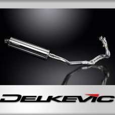 CFMOTO 650NK 2016-2023 Echappement Complet 2-1 Silencieux 450mm Ovale Inox