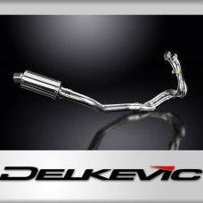 CFMOTO 650NK 2016-2023 Echappement Complet 2-1 Silencieux 225mm Ovale Inox