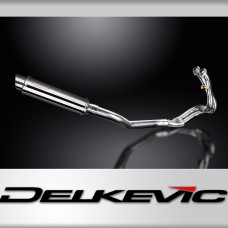 CFMOTO 650NK 2016-2023 Echappement Complet 2-1 Silencieux 350mm Rond Inox