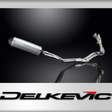 CFMOTO 650NK 2016-2023 Echappement Complet 2-1 Silencieux 343mm X-Ovale Titane