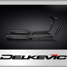 Kawasaki W650 W800 99-23 Echappement 2-2 Silencieux 350mm Rond Inox Ceramique