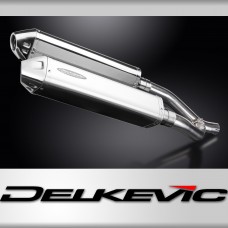 Yamaha XTZ660Z Tenere 2008-2016 Echappement KIT-Silencieux 420mm Tri-Ovale Inox 