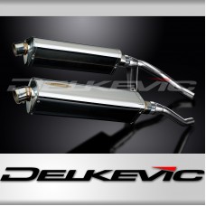 Suzuki GW250 Inazuma 2012-2018 Echappement KIT-Silencieux 420mm Tri-Ovale Inox 