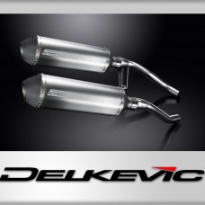 Suzuki GW250 Inazuma 2012-2018 Echappement KIT-Silencieux 343mm X-Ovale Titane