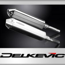 Ducati Monster 620 695 800 02-08 Echappement KIT-Silencieux 420mm Tri-Ovale Inox