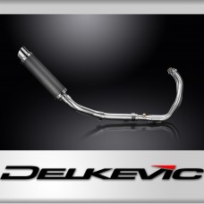 Yamaha XT700 Tenere 19-23 Echappement Complet 2-1 Silencieux 350mm Rond Carbone