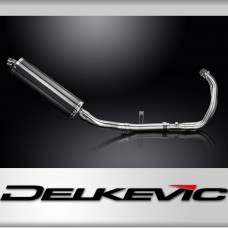 Yamaha XSR700 2021-2024 Echappement Complet 2-1 Silencieux 450mm Ovale Carbone