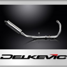 Yamaha XSR700 2021-2024 Echappement Complet 2-1 Silencieux 350mm Ovale Inox