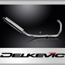 Yamaha XSR700 2021-2024 Echappement Complet 2-1 Silencieux 450mm Ovale Inox