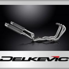 Honda CBR1000F Hurricane 87-99 Echappement 4-2 Silencieux 350mm Rond Carbone