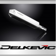 Kymco Xciting 400i 2014-2017 Echappement KIT-Silencieux 420mm Tri-Ovale Inox 