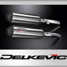 Kawasaki ZR1100B Zephyr 1996-1997 Echappement KIT-Silencieux 343mm X-Ovale Inox