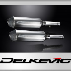 Honda CB450 K3-K7 1970-1974 Echappement KIT-Silencieux 343mm X-Ovale Titane