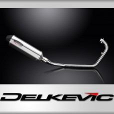 Kymco VSR125 Visar 2014-2024 Echappement Complet Silencieux 343mm X-Ovale Inox