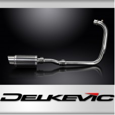 Royal Enfield Meteor 350 21-24 Echappement Complet Silencieux 200mm Rond Carbone