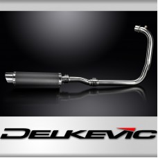 Royal Enfield Meteor 350 21-24 Echappement Complet Silencieux 350mm Rond Carbone