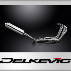 Honda CBR1000F Hurricane 87-99 Echappement 4-1 Silencieux 320mm Tri-Ovale Inox