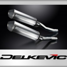 Yamaha XJ600 N/S Diversion 92-04 Echappement KIT-Silencieux 343mm X-Ovale Titane