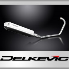 Honda CB125 2008-2015 Echappement Complet Silencieux 420mm Tri-Ovale Inox