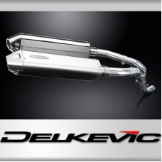 Kawasaki ZX10R Ninja 2006-2006 Echappement KIT-Silencieux 420mm Tri-Ovale Inox 