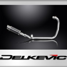 Royal Enfield Scram 411 22-24 Echappement Complet Silencieux 200mm Rond Carbone