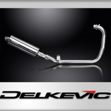 Royal Enfield Scram 411 2022-24 Echappement Complet Silencieux 350mm Ovale Inox