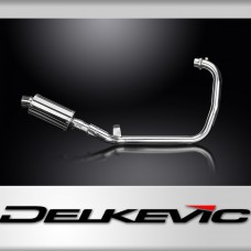 Royal Enfield Scram 411 2022-24 Echappement Complet Silencieux 225mm Ovale Inox